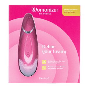 Womanizer Premium 2 pressure wave stimulator pink