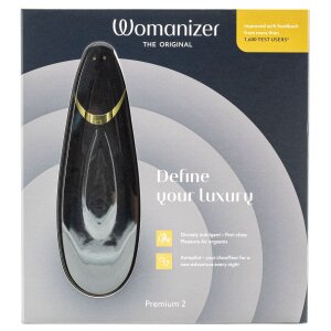 Womanizer Premium 2 Druckwellenstimulator schwarz