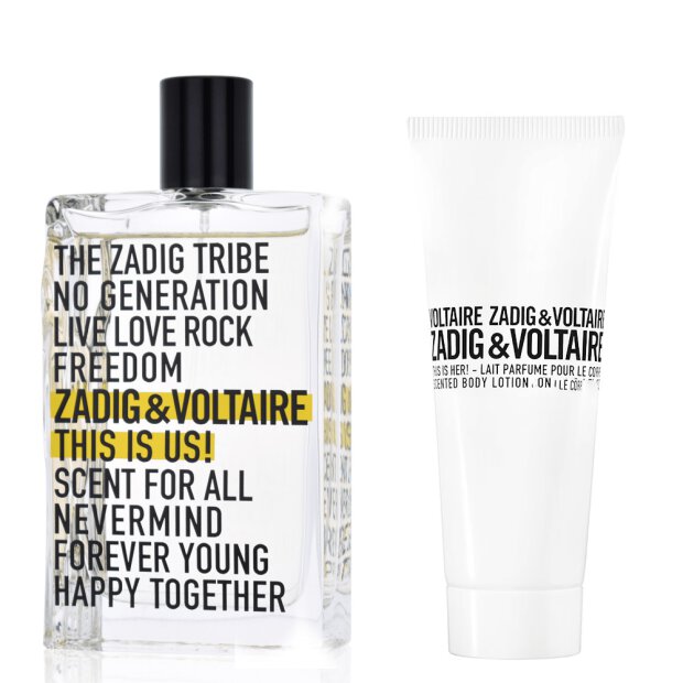 Zadig&Voltaire - This is Us! set 30 ml EDT + 50 ml BL