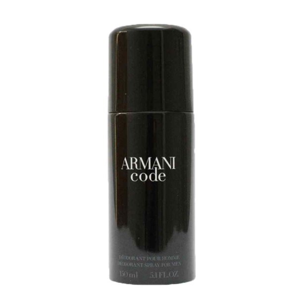 Armani Code 150 ml Deodorant
Armani Code 150ml Deodorant Spray 

Scent: woody, Oriental
Scent intensity: fresh