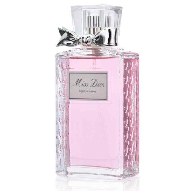 Dior - Miss Dior Rose NRoses 100 ml Eau de Toilette New

The powerful feeling of nature
Miss Dior Rose NRoses feels the irresistible scent of a flowering field of flowers. Lush nuances of roses from grass and Damascene roses meet fresh bergamot zests and enter a liaison with intense notes of white musk. The composition is refined with sparkling nuances of citeric geranium essence as well as juicy bergamot and fruity mandarin aromas