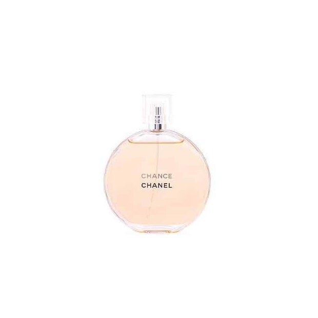 CHANEL - Chance 100ml Eau de Toilette
Producer: Chanel. Scent: Top note:
Pineapple, hyacinth, iris, pink peppercorn
Heart note:
Jasmine, citrus fruits
Base note:
Musk, patchouli, vanilla, vetiver