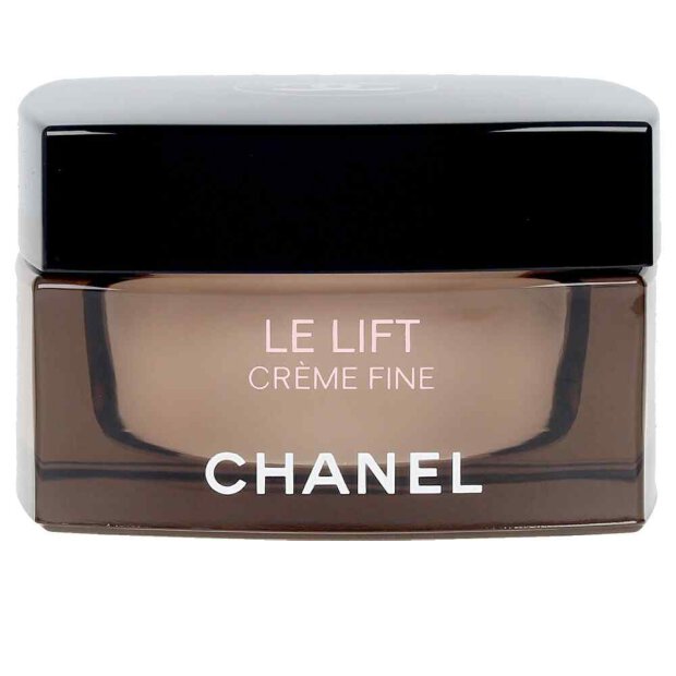 CHANEL - Le Lift Creme Fine 50 mlLE LIFT Cream Fine by Chanel. A finely structured, firming anti-wrinkle moisturizer for normal and combination skin.An anti-aging treatment with a rich cream texture that adapts to the specific needs of the skin at any time.Thanks to the technological advances of Chanel and its laboratories, this cream always provides the skin with the cellular response it needs. The skin becomes supple again, the skin barrier is strengthened and is much more elastic, which combats the loss of firmness.Even the deepest wrinkles are smoothed out, a real lifting effect. In addition, its fine, silky texture is perfect for normal or combination skin.