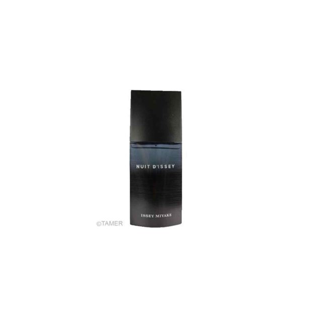 Issey Miyake - Nuit dIssey Pour Homme 40 ml Eau de Toilette Spray
Manufacturer: Issey  Miyake. Scent: Top note: Bergamot, grapefruit
Heart note: Leather chord, spices, black pepper, timbers, vetiver
Base note: dark timbers, patchouli, frankincense, tonka bean