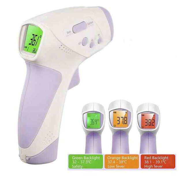 MAXIMIOU - Non-Contact Infrared Thermometer Forehead HT-668