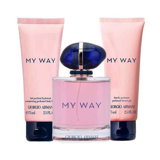 Giorgio Armani - My way Xmas Set 50 ml EDP + 75 ml BL + 75 ml SG